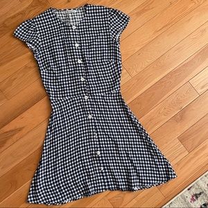 Like New Reformation Vikki Blue Dress Sz 2